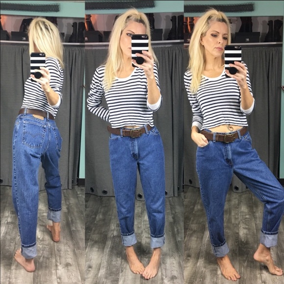 Vintage Levi’s 512 High Waist Slim Fit Tapered Leg - Picture 4 of 16